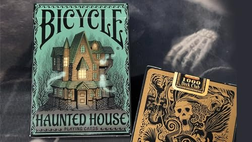 Bicycle Haunted House Spielkarten von Collectable Playing Cards, tolles Geschenk für Kartensammler