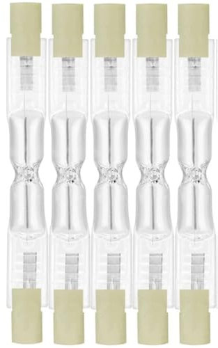 Osram 5er Pack Haloline 64684 Halogenstablampe 48 Watt 230 Volt R7s 74,9mm Länge | früher 60 Watt | 700 Lumen | 2900 Kelvin warmweiß