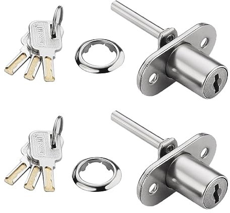 HOUSON 2 cerraduras para buzón, cajones, armarios, archivadores, muebles para archivadores, oficina