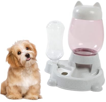 FRCOLOR Distributeur Deau pour Chat Distributeur Deau pour Chien Conception Unique Ingénierie Sûre sans Base