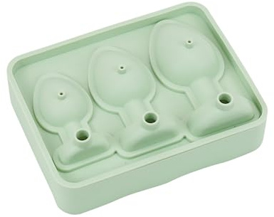 CHICTRY Silikon Lustig Analplug Shaped Eiswürfelformen Butt Plug Witzige Eiswürfelschale Funny Puddingform Kuchenform DIY Backen Werkzeuge für Hen Party Hellgrün One Size