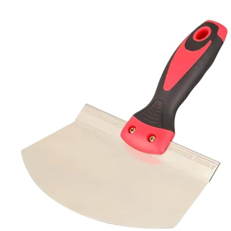 Raschietto per secchio per cartongesso, raschietto portatile e, robusto strumento manuale con comoda impugnatura per rimuovere malta e stucco, raschietto multiuso per muratori, cartongesso