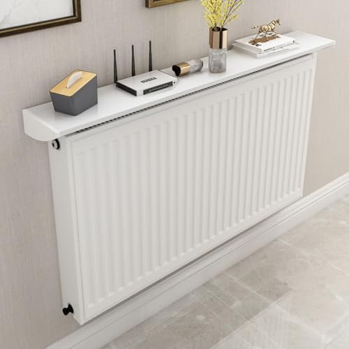 Copertura per mensola del radiatore per la casa, antipolvere, anti-fumo, installazione senza fori, adatta per radiatori da 60 a 160 cm, per camera da letto e soggiorno