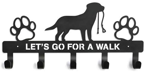 Ganci Da Parete Del Collare Di Cane - Ganci Per Chiave A Parete | Supporto Per Cinghia Per Cani | Mensola Di Stoccaggio Decorativo | Montata Su Per