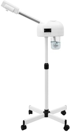 Gesichtsdampfer, warme Nebel, Luftbefeuchter 750W Weiß, geeignet für Salon und Zuhause, Mitesser entfernen, für Feuchtigkeitsspend und Hautpflege, Hautalterung ermäßigen, für Kosmetikstudio/Home Spa