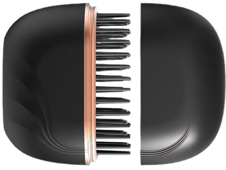 Brosse Lisseuse Sans Fil Mini Fournitures de Coiffure Portable | Peigne Chauffant Lisseur pour Filles Dames Voyageurs Professionnels Occupés Salon Vacances Utilisation Quotidienne Étudiants