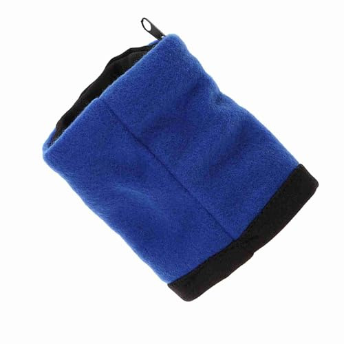 Generic Lauf-Handgelenktasche, Leicht, Atmungsaktiv, Armband-Geldbörse für Laufen, Radfahren, Joggen, Outdoor-Sport, Flusenpolyester, Schwarz, 8,9 X 10,2 cm (Blue)