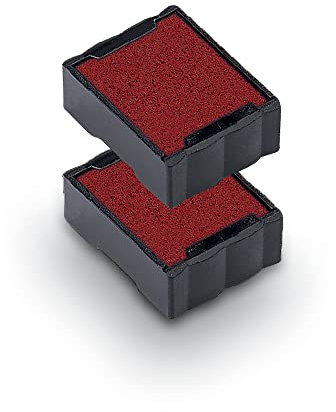 Trodat Lot de 2 cassettes d'encre rouge 6/4921 - Encre pour tampons Printy 4921 – Encre à base d'eau – Empreinte nette – Idéal pour recharger les tampons encreurs