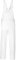 Portwest S810 Men's Painters Overalls - Cotton Bib and Brace Painting Dungarees Workwear, White, L