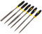 iplusmile 6Pcs 180X5mm - Holzfeilen-Set - Holzfeilen Und Raspeln-Set Bequeme Handgriffgriffe Mini-Holzraspel-Feilenwerkzeuge