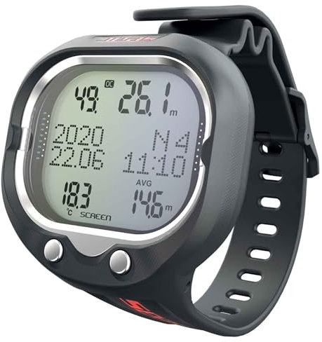 SEAC Screen, Computer subacqueo da Polso per Immersioni con Una o miscele e Freediving