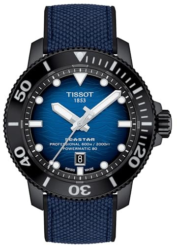 TISSOT Seastar 2000 Professional Powermatic 80 Men's Graded Blue Watch T120.607.37.041.00