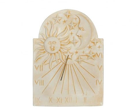 QEM Cadran Solaire Motif Éclipse Grand modèle Pierre Naturelle 40cmx60cm