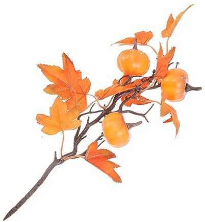MUCKLILY Decorazione Autunnale e Zucche Artificiali Per Ringraziamento Per Addobbi Festivi e Composizioni Floreali Casa e