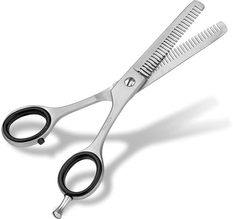 Shehadeh Ciseaux à effiler - Ciseaux à cheveux - Ciseaux à cheveux - Ciseaux à cheveux - Double face - Inoxydable