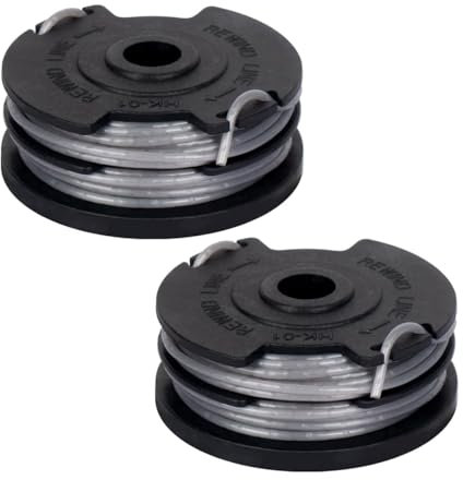 2 Pack Strimmer Spool Line, Strimmer Trimmer Spool Line Replacement For Bosch ART 24 27 30 30-36 LI, Standard Double Autofeed Nylon Spools F016800351 Grass Trimmer for Bosch