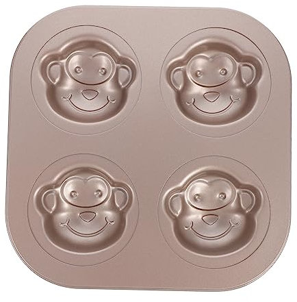 OKUMEYR Stampo Per Torte Forma Di Scimmia Carbonio Stampo Antiaderente Per Dolci e Biscotti Per Feste e Occasioni Speciali