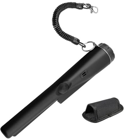 Metal Detector Wand,Hand Held Metal Detector Waterproof - Portable Finder, High Accuracy Professional Locator with Holster for Adults, Kids, Treasure Hunting