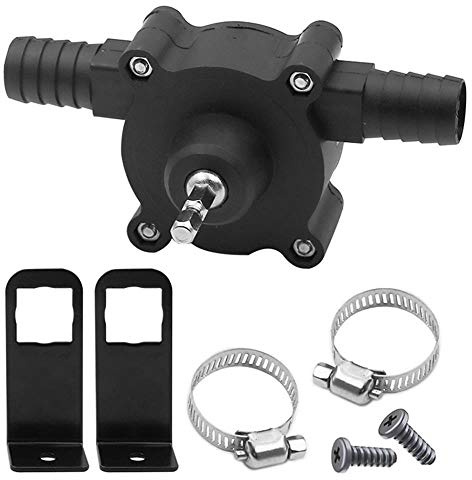 Portable Self Priming Transfer Pump Electric Drill Drive for Oil Water Light Liquids High Flow Anti-Corrosion Wear- with Stable Performance