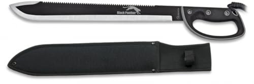 Martinez Albainox Machete Black Panther mit Handschutz und Säge