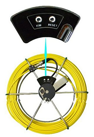 GOWE Cable Reel with Meter Counter for Pipe Camera with 30m Cable
