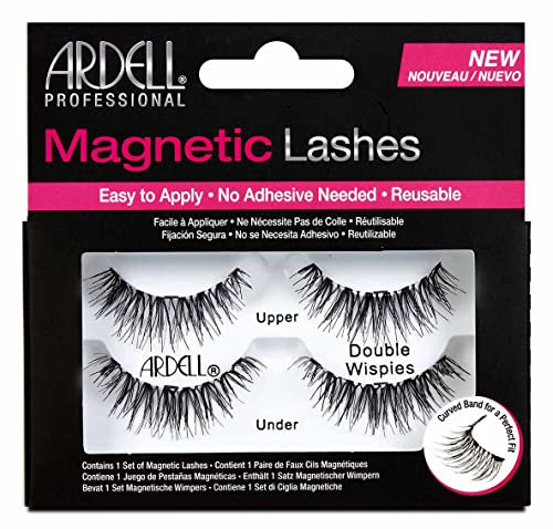 Ardell Pestañas Postizas Magnéticas | Magnetic Lashes Double Wispies | Sin adhesivo | Reutilizables