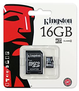 Kingston SDCS/16GB Tarjeta de Memoria Sd 1, 16 gb, Negro