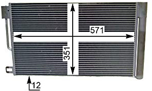 MAHLE AC 367 000P Kondensator, Klimaanlage für Opel Corsa D (S07) u.a.