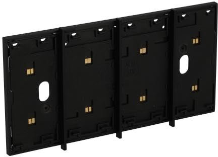 BTicino KG8104 Frame 4 moduli nero Living Now