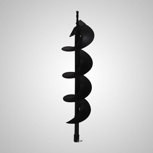 6 Inch Auger Bit Pneumatic Column Fence Digger Soil Drill Bit 6 Inch Ball Bed Digging Pile Hole Planting Tool for Inside Diameter 3/4 Inch Shaft Auger