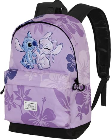 Disney Lilo e Stitch Stitch & Angel-Zaino HS FAN 2.0, Lilla, 30 x 41 cm, Capacità 22 L