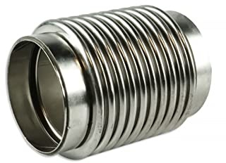 Tubo Flessibile Universale Tubo Flessibile di Scarico Universale per uso Auto per Sistema di Marmitta di Scarico 38 mm Lunghezza Diametro:70 mm