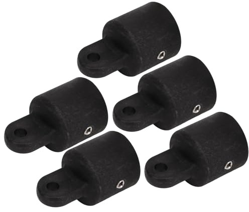 HERCHR Bimini Top Caps, 5 Stück Top Eye End Cap Tube Marine Bimini Top Nylon Fitting Baldachin Hardware Für Boote Kajaks