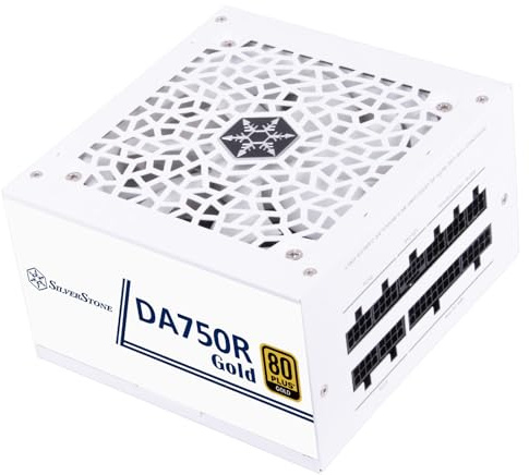 SilverStone Technology DA750R Gold, 80 Plus Gold vollständig modulares ATX-Netzteil, 750W, ATX 3,0 & PCIe 5,0, SST-DA750R-GMA-WWW