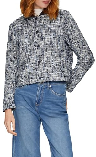 s.Oliver Jacke in Bouclé-Optik mit Metallic-Garn