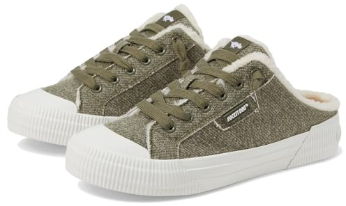 Rocket Dog Women's Cheery Plush Foam Comfort Sneaker, Mule Olive, 6.5 UK