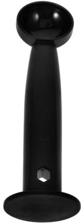 Black Plastic Coffee Tamper Spoon 2 in 1 Multifunctional Pressing Tool | Espresso Tamper Scoop, Even-pressure Design, Home and Professional Use