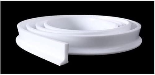 CVQJL Schwallschutzleiste Dusche Selbstklebend, Duschdichtungsstreifen, Raumboden-Wasserbarriere, nass und trocken, für Rückhaltesystem, Dusch-Wasserbarriere (grau, 5 m/196 Zoll)