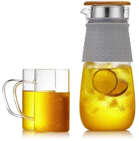 Japansk Teservis för Vuxna, Högtemperaturbeständig Glasvattenkokare I Glas För Kallvattenkoppar Förtjockad Kallvattenkokare Perfekt För Te Och Kaffe Kinesiska Teuppsättningar(3pcs)