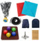 TIVUNORON Giochi Fradizionali Coreani, Set di Giochi Popolari Coreani, Gioco Coreano Gonggi, Jebi Chagi, Gong-Gi, Biseokchigi, Paeng-Y, Ddakji, Gioco di Jack Gonggi, Giochi di Viaggio per Famiglie