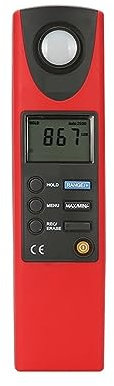 OUTFYT Luxmetro Misuratore di Luce Digitale 20-20000 Lux Lumen Illuminometro Digitale Trasferimento USB modalità Max/MIN Lux/FC Selezionabile,Tester Multifunzione