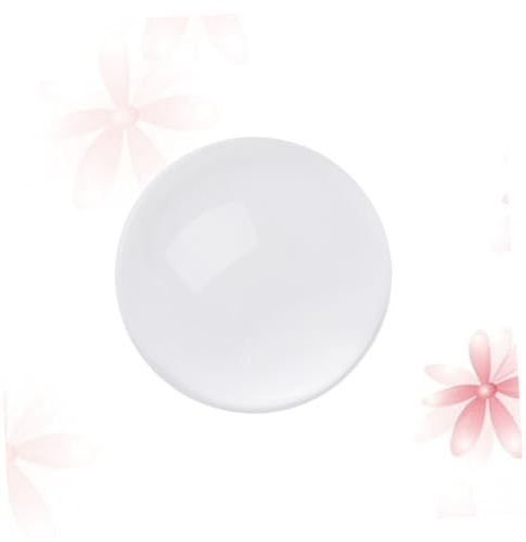 TOBBOMEY Bola de Cristal Transparente para Fotografía y Feng Shui Esfera de Vidrio para Meditación Decoración de Oficina y Hogar Propiedad para Fotos y Colección