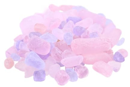 VERDANVERSE Pierres Naturelles Cristal Concassé pour Aquarium Galets Décoratifs Irreguliers Rose Gravier Poli pour Poissons Eau Douce et Salée Décoration de Vase et Jardinage