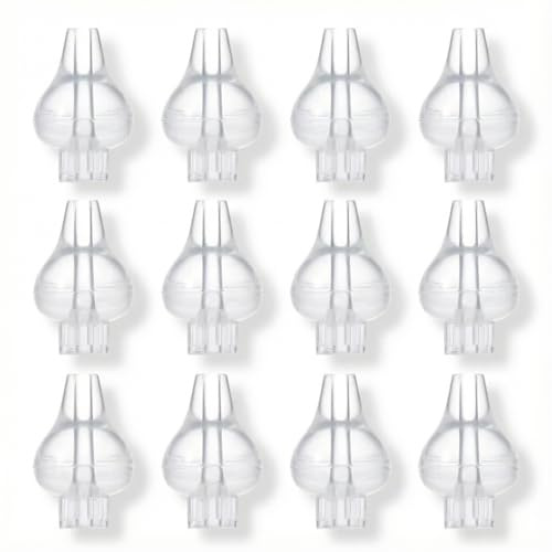 YAPKOLV Set da 12 pezzi di punte in silicone riutilizzabili per aspiratore nasale, adatto per neonati, kit per lavaggio nasale di alta qualità, sicuro e confortevole