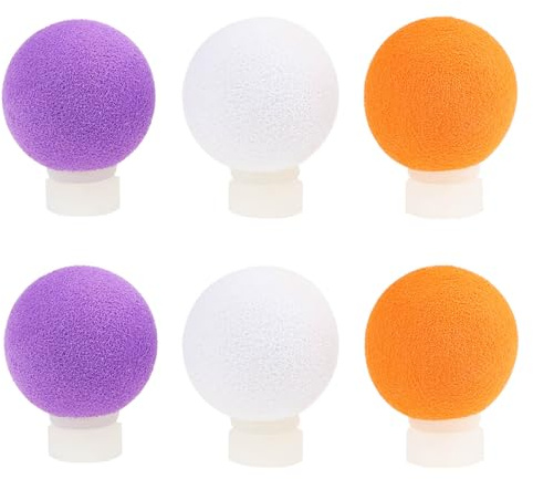 AS Axis Spindleon 6 Stück 32 Mm Schaumstoff-Bissanzeiger Verstellbar für das Fliegenfischen auf Karpfen (Weiß Orange Lila)