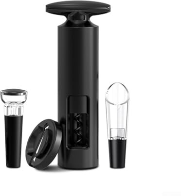 Set di apribottiglie per vino, con componenti in acciaio inox, corpo in ABS e accenti acrilici per attività quotidiane affidabili (4 pezzi)