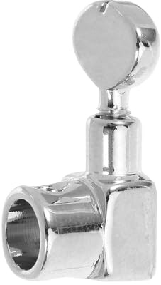 HEMOTON Portaagujas metálico con tornillo ajustable y mango rotatorio para máquina de coser, apto para reparaciones de prendas y materiales de costura