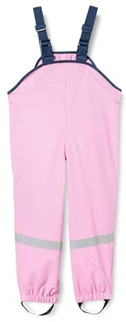 Playshoes unisex barn regnbyxor ofodrade vind-och vattentäta regnbyxor regnkläder, ROSA, 92
