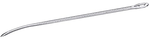 Contacto Edelstahl, Dressiernadel, Spicknadel, Bratennadel, Länge: 20 cm, Draht: Ø 3 mm