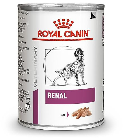 Royal Canin Veterinary Renal Mousse | 12 x 410 g | Diät-Alleinfuttermittel für ausgewachsene Hunde | Zur Unterstützung der Nierenfunktion bei chronischer Niereninsuffizienz